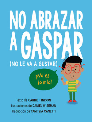 cover image of No abrazar a Gaspar
